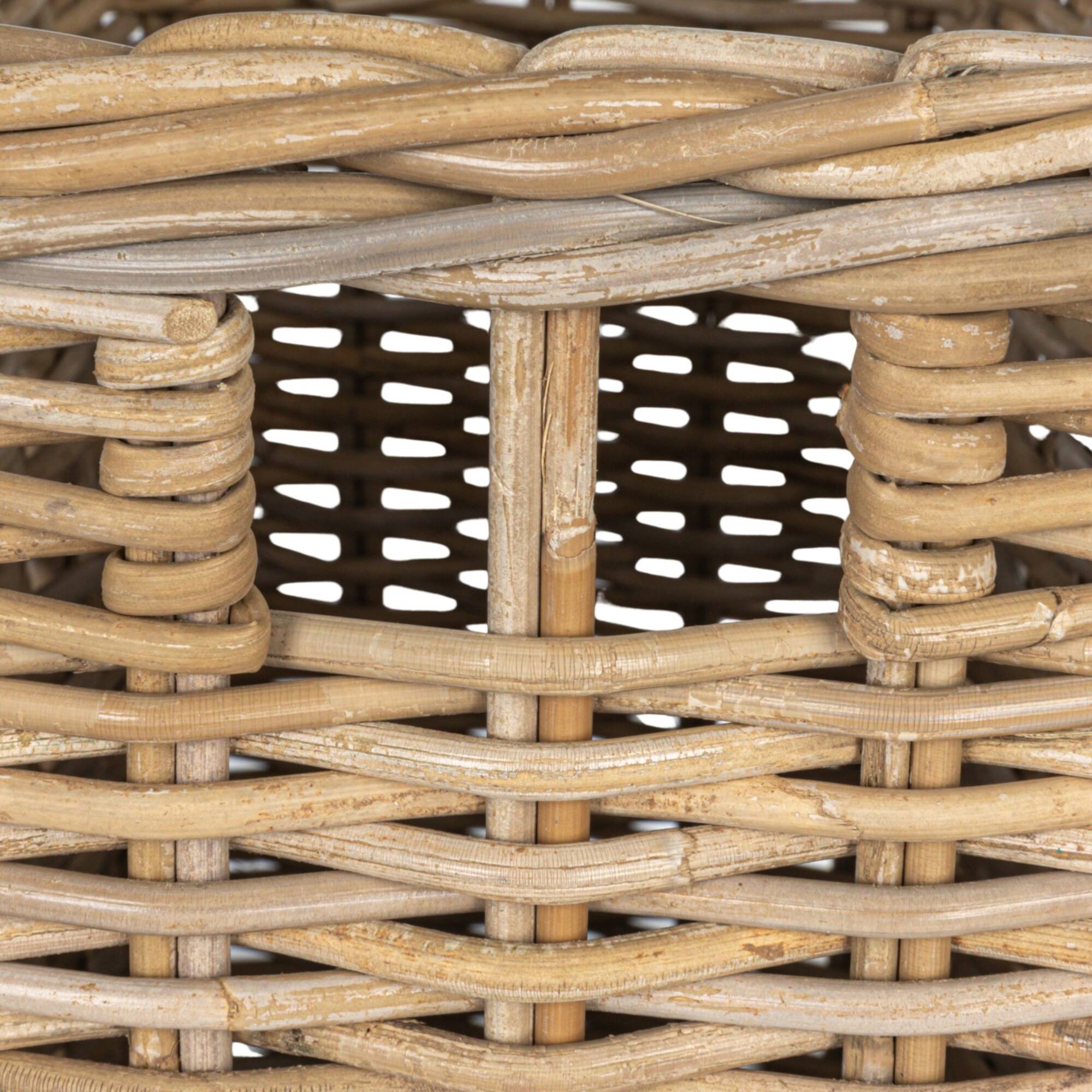 Hello Honey® Natural Rectangular Woven Rattan Nesting Basket Set